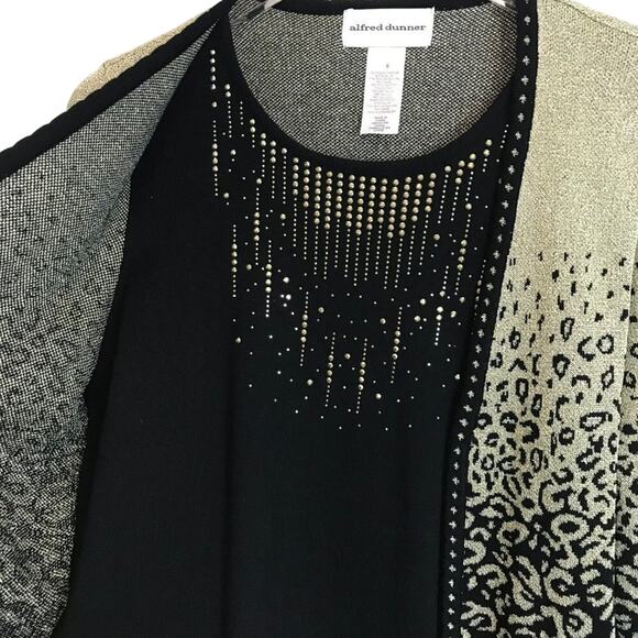 Alfred Dunner Layered-Look Cardigan Size Small - Picture 5 of 9
